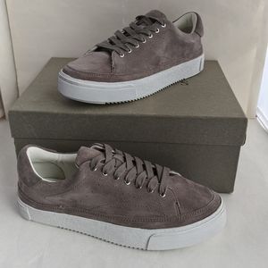 All Saints Grey Trish Suede Sneakers Women's Size 8 Ash Grey